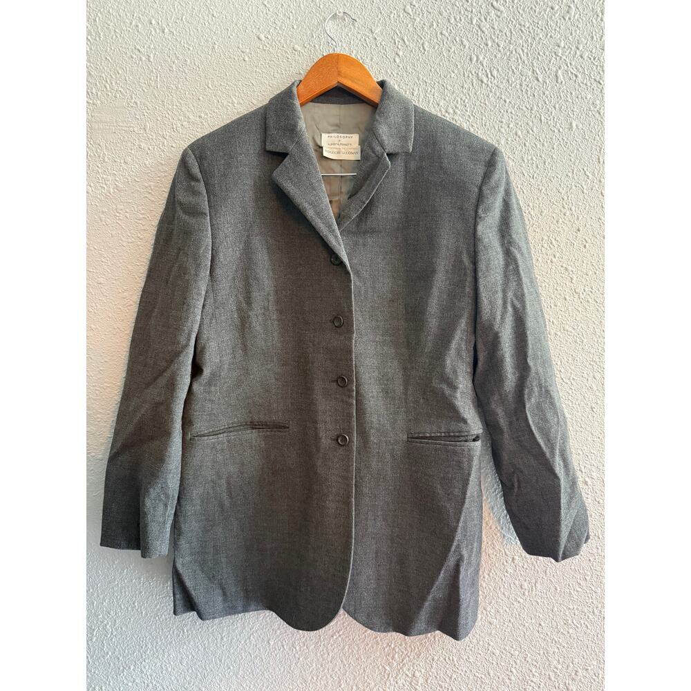 Womens Philosophy by Alberta Ferretti Cashmere Blazer